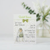 Invitation Wedding shower (Debout devant)