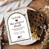 Invitation Wedding shower à thème Café