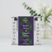 Invitation Wedding shower - Armstrong Tartan (Debout devant)