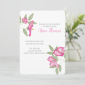 Invitation Wedding shower Azalea (Debout devant)