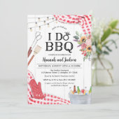 Invitation Wedding shower BBQ (Debout devant)