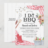 Invitation Wedding shower BBQ (Devant / Derrière)