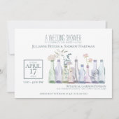 Invitation Wedding shower botanique en bouteille (Devant)