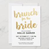 Invitation Wedding shower Brunch (Devant)