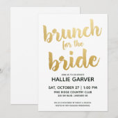 Invitation Wedding shower Brunch (Devant / Derrière)