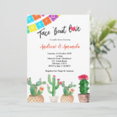 Invitation Wedding shower Cactus Couples (Debout devant)