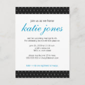 Invitation Wedding shower chic (Devant)