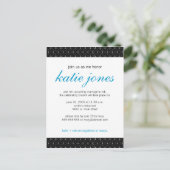 Invitation Wedding shower chic (Debout devant)