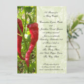 Invitation Wedding shower Chili Pepper (Debout devant)