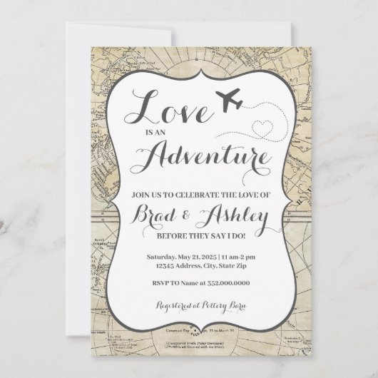 Invitation Wedding shower Couples (Devant)