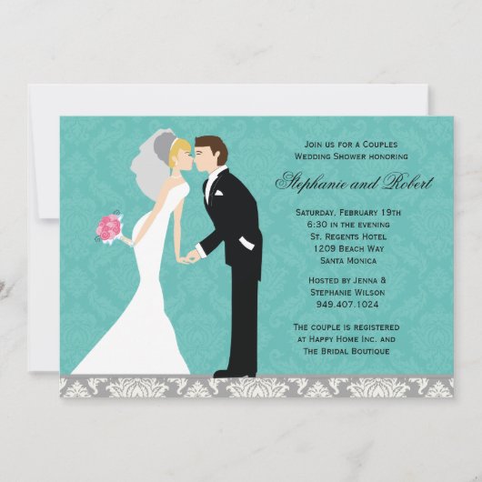 Invitation Wedding shower Couples (Devant)