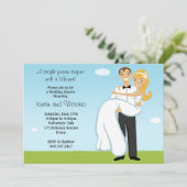 Invitation Wedding shower Couples (Debout devant)