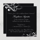 Invitation Wedding shower d'amour éternelle (Devant / Derrière)