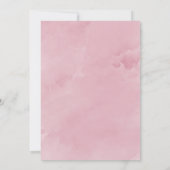 Invitation Wedding shower de bouquet floral romantique (Dos)