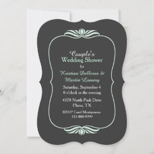 Invitation Wedding shower de Chic Grey Couple