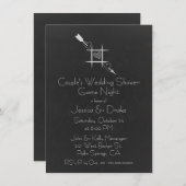 Invitation Wedding shower de Couple (Devant / Derrière)