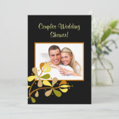 Invitation Wedding shower de couple moderne (Debout devant)