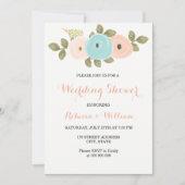 Invitation Wedding shower de Couples de fleurs Swe (Devant)
