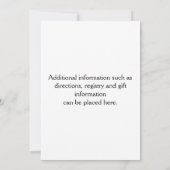 Invitation Wedding shower de cuisine (Dos)