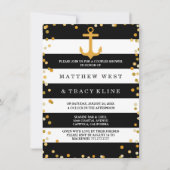 Invitation Wedding shower de  des couples de branches et de p (Devant)