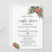 Invitation Wedding shower de douche pour les couples de Noël (Devant)