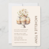 Invitation Wedding shower de Fête des mariées florale moderne (Devant)