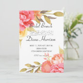 Invitation Wedding shower de la fête du jardin (Debout devant)