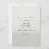 Invitation Wedding shower de la mariée ignorée Brown Monotone (Dos)