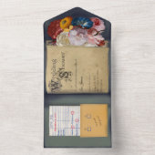 Invitation Wedding shower de livres de bibliothèqu (À l'intérieur)