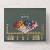 Invitation Wedding shower de livres de bibliothèqu (Verso)