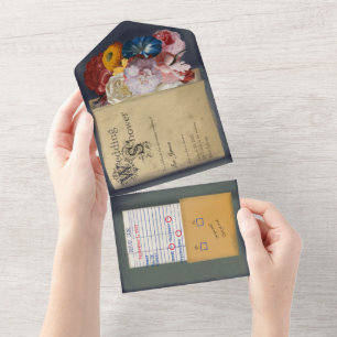 Invitation Wedding shower de livres de bibliothèqu