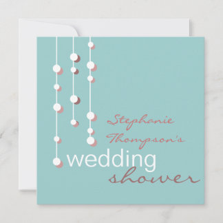 Invitation Wedding shower de mariée moderne