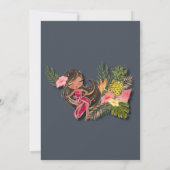 Invitation Wedding shower de Parties scintillant Aloha (Dos)