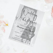 Invitation Wedding shower de script moderne photo