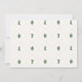 Invitation Wedding shower de verdure (Dos)