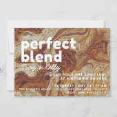 Invitation Wedding shower des amateurs de café (Devant)