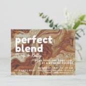 Invitation Wedding shower des amateurs de café (Debout devant)