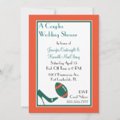 Invitation Wedding shower des couples de football  (Devant)