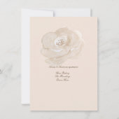 Invitation Wedding shower des couples vertes et bleus (Dos)