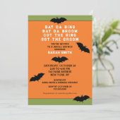 Invitation Wedding shower d'Halloween (Debout devant)