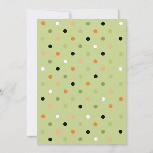 Invitation Wedding shower d'Halloween (Dos)