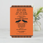 Invitation Wedding shower d'Halloween (Debout devant)
