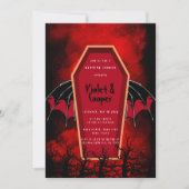 Invitation Wedding shower du café d'Halloween et de la chauve (Devant)