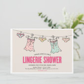 Invitation Wedding shower du Lingerie Shower Bachelorette Par (Debout devant)