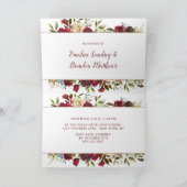 Invitation Wedding shower du Mistletoe Manor Winter Couple (Intérieur)