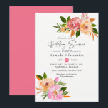 Invitation Wedding shower floral de printemps<br><div class="desc">Invitation à la douche de mariage Pastel fleur sauvage conçue pour être rapidement et facilement personnalisable à vos spécificités d'événement.</div>