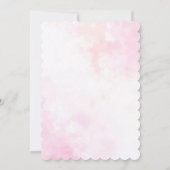 Invitation Wedding shower forestier tropical des Bougainvilli (Dos)