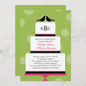 Invitation Wedding shower Inséparable Cake (Devant / Derrière)