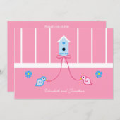 Invitation Wedding shower Jack et Jill Couple (Devant / Derrière)