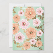 Invitation Wedding shower Mint & Gold - Mint to Be (Dos)